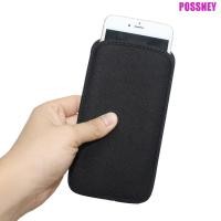 ราคา POSSNEY Neoprene Phone Bag, Neoprene Pouch Phone Protective Pouch, Black Dust Cover Case Phone Bag Pouch Universal (44132653140)