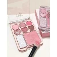 ราคา eyeshadow eyeshadow palette Gogotales Gogo Dance Love Eyeshadow Palette Blush Highlight All-in-One Palette Caramel Pink Brown Earth Color ราคาถูกหญิง (53163796729)