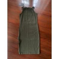 ราคา ชุดเดรสสีเขียวขี้ม้า ผ้ายืด ผ้าดี size s-m ป้ายwidelia (5058638918)