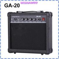 ราคา WISHAWEO ลําโพงกีตาร์ไฟฟ้า, พลาสติก 20W กีตาร์ Combo Amplifier, แบบพกพา 2 Band Equalization MP3 เครื่องมืออินพุตกีตาร์ Combi Amp กีตาร์อะคูสติก (41780158540)