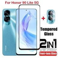 ราคา ป้องกันหน้าจอสําหรับ Honor 90 Lite 5G 4G Honor 600 Lite Pro 2026 คลุมทั้งหมดกระจกนิรภัยใส HD ป้องกัน Anti Scratch ฟิล์ม (53111684560)
