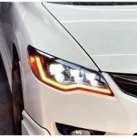 ราคา ไฟหน้า Honda Civic FD ไฟพวงมาลัยขวา RHD ระบบLED ไฟเลี้ยววิ่ง 1คู่ ซ้ายและขวา (46403351351)