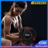 ราคา Greener แผ่นน้ำหนัก ดัมเบล บาร์เบล Weight Plate 10 KG. แผ่นน้ำหนักยาง รูขนาด 5 cm น้ำหนัก 10 KG แผ่นน้ำหนัก โอลิมปิค ดัม (41113189284)