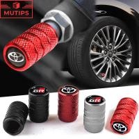 ราคา Toyota 4 ชิ้น / เซต ฝาครอบวาล์วยางรถยนต์ ทรงกระบอก อลูมิเนียมอัลลอยด์ ล้อ ก้านวาล์ว Toyota GR Prius Fortuner Corolla Cross CHR Camry Wish Vios Veloz Estima Sienta Yaris Ativ Altis Sienta bZ4X Hiace Hi