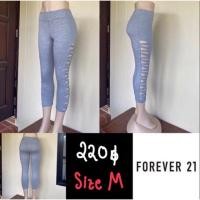 ราคา กางเกงออกกำลังกาย Forever21 แท้ เป้าสามเหลี่ยม (5441191838)