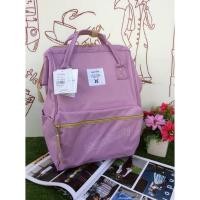 ราคา #ของแท้ 100% ANELLO POLYESTER CANVAS รุ่น Classic สีม่วงอ่อน ของแท้ (86728082)