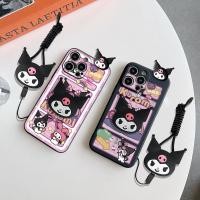 ราคา Motorola Moto G34 5G G54 5G G84 G85 Edge 50 Fusion G100 E7 Power G9 G9 Play E7 Plus G9 Plus G9 Power การ์ตูน Kuromi เคสโทรศัพท์ฝาครอบโทรศัพท์พร้อมขาตั้งตุ๊กตาและเชือกเส้นเล็ก (45060309100)
