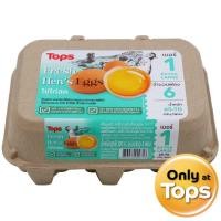 ราคา ท็อปส์ไข่ไก่เบอร์1 แพค 6ฟอง Tops Egg No.1 Pack 6pcs. [หมายเลขบาร์โค้ด 8853474009718 ] (51612602796)
