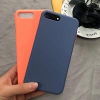 ราคา ☏■┇เคส TPU ปุ่มสี 12 สี IPhone i6 i6s i6+ i6s+ i7 i8 i7+ i8+ (8168674542)