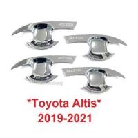 ราคา ถาดรองมือเปิดประตู Toyota Altis 2019 - 2021 โตโยต้า อัลติส อัลติท เบ้ามือจับประตู เบ้ารองมือเปิด เบ้ากันรอย ถ้วยมือเปิด (3487232834)