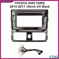 ราคา หน้ากากดำเงา 10 นิ้ว Toyota Vios/Yaris 2013-2021 จอAndroid พร้อมปลั๊กตรงรุ่น (40280255450)