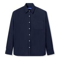ราคา เสื้อ KEMEJA - เสื้อเชิ้ตแขนยาวผ้าฝ้ายญี่ปุ่น - สีกรมท่า (26187912209)