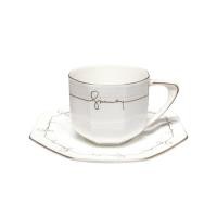 ราคา Givenchy Paris by Yamaka International White Gold Trim Coffee Cups ชุดแก้วกาแฟ (43728826901)