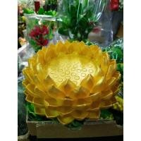 ราคา ฐานรองดอกบัวสีทองขนาด4นิ้ว (9117347420)