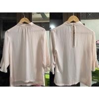ราคา ส่งต่อเสื้อแขนระบายคอเต่าH&M (7221986727)