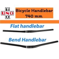 ราคา UNO แฮนด์เสือภูเขาอลูมิเนียม ความยาว 740 mm แฮนด์ตรง แฮนด์ปีกนก แฮนด์ยก แฮนด์จักรยาน (7869781683)