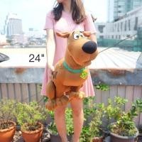 ราคา ห้อยกระเป๋า ตุ๊กตา Scooby Doo สคูบี้ดู ท่านั่ง 10/12/18/24นิ้ว ScoobyDoo ตุ๊กตาหมา สุนัข หัวใจ รัก Love Valentine (29306571946)