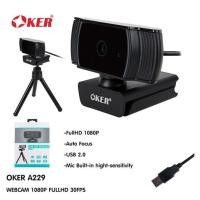 ราคา Webcam OKER (A229) ความละเอียด Full HD 1080P (47703476383)
