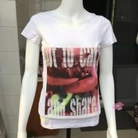 ราคา LOTTO LOTTO เสื้อยืดแขนสั้นผ้าฝ้ายแท้ผู้หญิง Blooming Rose กีฬารอบคอ T ETSG012- (29244954139)