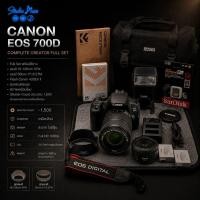 ราคา Canon 700D ครบชุด FULL BOX พร้อมใช้ ชัตเตอร์ ~1,500 | 18-135 STM + 50/1.8 STM + SanDisk Extreme 64GB + แบต 3 ก้อน (57059318846)