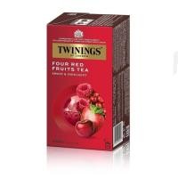 ราคา Twinings Four Red Fruits Tea ชาทไวนิงส์ โฟร์ เรด ฟรุ้ต (282226281)