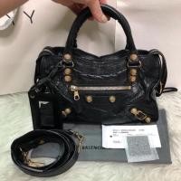 ราคา Balenciaga mini city สีดำหมุดทอง (5506226481)