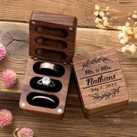 ราคา ที่กําหนดเองสามพลิกกล่องแหวนไม้กล่องแหวนแต่งงานที่กําหนดเองกล่องแหวนหมั้นแหวนมรดกสืบทอดกล่องผู้ถือ3ช่องกล่องแหวน (24682155595)