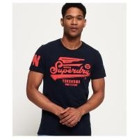 ราคา เสื้อยืดคอกลมฤดูร้อนผ้าฝ้ายแท้ Superdrys Retro High Size เสื้อยืด234234 (49913163761)