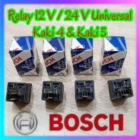 ราคา BOSCH UNIVERSAL RELAY 12V / 24V 4 ขาและ 5 ขา (29591653452)