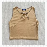 ราคา BURBERRY Sleeveless Shirt เสื้อแขนกุดมือสอง ✔️ (25871205494)