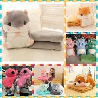 ราคา หมอนผ้าห่ม หนูแฮมสเตอร์ หมอนน่ารัก แฮมสเตอร์ ของขวัญปีใหม่ วาเลนไทน์ (5914983323)