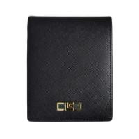 ราคา Guy Laroche กระเป๋าสตางค์ผู้หญิง พับสั้น 6 CARD หนังลาย safiano สีดำ รุ่น AGP09526S6BLS (54511637826)