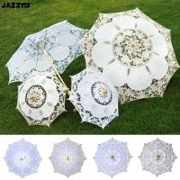 ราคา จัดส่งรวดเร็วJAZZYLY ร่มสาวดอกไม้, เย็บปักถักร้อยผ้าฝ้ายลูกไม้ลูกไม้ร่มกันแดดร่ม, วินเทจขนาดใหญ่เด็กร่มกันแดดเจ้าสาวของขวัญแต่งงาน (45362167621)