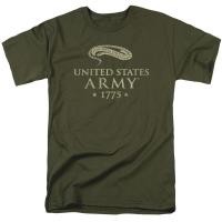 ราคา เสื้อยืดสไตล์ทหาร Army USA Design สีเขียว (40829913510)