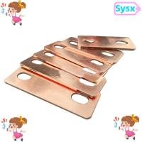 ราคา SYSX แบตเตอรี่ Busbar, ทองแดงสีแดง M6 รูสกรู ขั้วต่อบาร์รถบัส, ทองแดงสีแดงแบน Pickling Busbar LiFePO4 เซลล์ (51064815769)