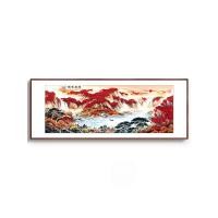 ราคา พร้อมสต็อกใหม่จีนภาพวาดตกแต่งห้องนั่งเล่นภาพวาดจีนโซฟาผนังพื้นหลังภาพวาดการประดิษฐ์ตัวอักษรสํานักงานภูมิทัศน์ภาพจิตรกรรมฝาผนังย้อนภาพวาดผ (49314018523)