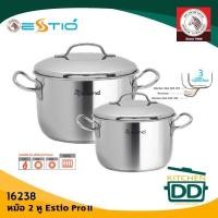 ราคา หม้อ 2 หู Estio Pro II สเตนเลส Zebra หัวม้าลาย 18/20/22/24 ซม. - 1 ใบ (24750117747)