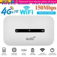 ราคา OUTO 4G LTE Hotspot Router, Universal Sim Card Mini Pocket WiFi Router, แบบพกพา 3000mAh 150Mbps Pocket Mobile Hotspot Travel Online (47011583344)