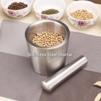 ราคา ชุดครกสแตนเลส ครกสแตนเลส ครก ครกตำกระเทียม ครกตำยา ครกตำพริก Stainless steel mortar (26965906650)