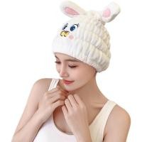 ราคา KAYNO ผมแห้งหมวกเด็กขนแกะปะการังการ์ตูนหมวกอาบน้ํากระต่ายหูหมวกผมแห้งผู้ใหญ่ผู้หญิงผมแห้งหมวก W7TC (41282405304)