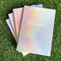 ราคา สมุดแพลนเนอร์ปกแข็งสะท้อนแสง ขนาด A5 สมุดจดบันทึก Daily Planner สมุดเส้นตาราง ขนาด 14*20cm ไม่ระบุปี (23821697667)