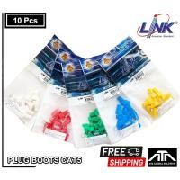 ราคา Link ปลอกสวมหัวสาย ลิ้งค์ US-6004 Plug Boots CAT5 ราคา ต่อ แพ็ค แพ็คละ 10 ตัว (10632693707)