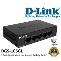 ราคา สวิตซ์ฮับ D-LINK (DGS-105GL 108GL) 5 Port Gigabit Metal Unmanaged Desktop Switch 10/100/1000 Mbps (11654749531)