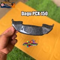 ราคา คางฝาครอบหน้ากลางใต้ไฟหน้า Pcx 150 Carbon Dip Hexagon motif 2018/2019/2020 (26074688859)
