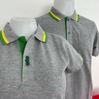 ราคา เสื้อโปโล สีเทาท๊อปดาย คอคลีปเหลืองเขียวหญิง (677537945)