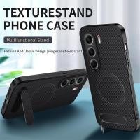 ราคา ปลอกสําหรับ Tecno Camon 40 Pro Camon40 Pro Camon40Pro 40Pro 4G 5G คาร์บอนไฟเบอร์หนังเคสโทรศัพท์วงเล็บกันกระแทกป้องกันขาตั้งผู้ถือฮาร์ดปกหลัง QGCU AV1A (57464932452)