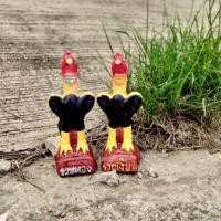 ราคา ไก่คู่มงคลเซรามิก ขนาด 7 นิ้ว ไก่เซรามิค ไก่แก้บน ไก่คู่คำมงคล ไก่ถวายไอ้ไข่ ตาไข่ (43657981089)