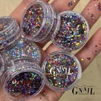 ราคา All-MatchผสมสีGlitter Basicวัสดุผสมยาทาเล็บกาวCats Eyeดอกไม้เพชรSequins Xiaohongshuสวมใส่เครื่องประดับเล็บ (44156379174)