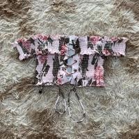 ราคา เสื้อครอปปาดไหล่ เชือกรูดได้ตามขนาดอก ✨ (17286223165)