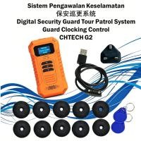 ราคา G2 RFID DIGITAL Guard Tour clocking System ระบบนาฬิกาอัจฉริยะ ซีรีส์กลิ่น Sisem Pengawalan Keselamatan (50560362764)